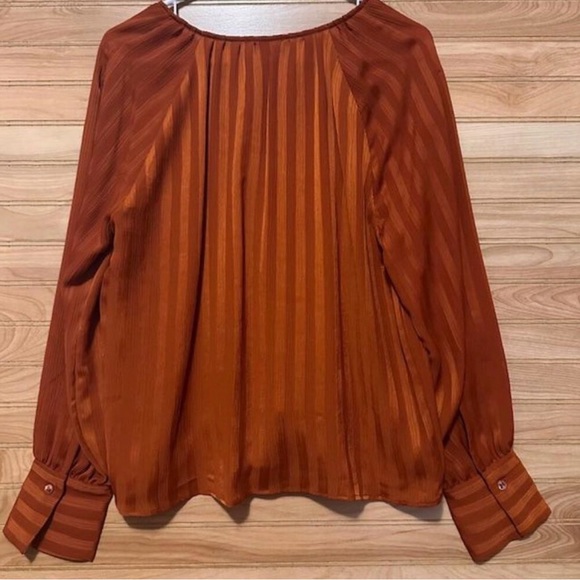 Calvin Klein | V-Neck Blouse | Small - Picture 4 of 8